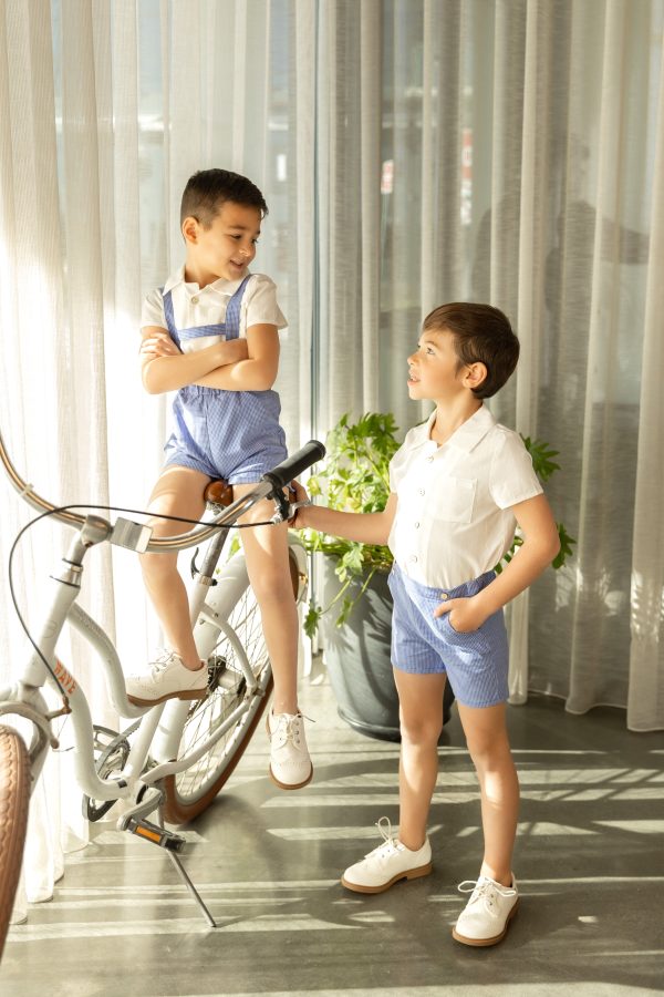 Nou Nelle Checkered Shorts on Sale - Image 3