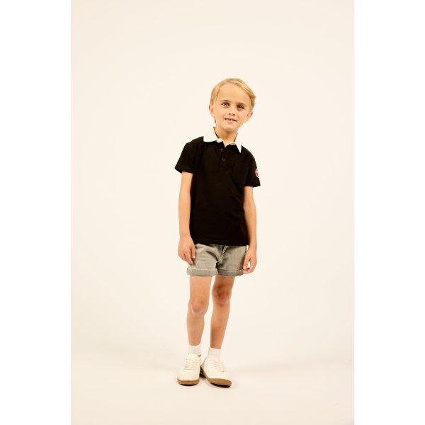 Little Parni Black Boys Est Polo (K513) Fashion - Image 2