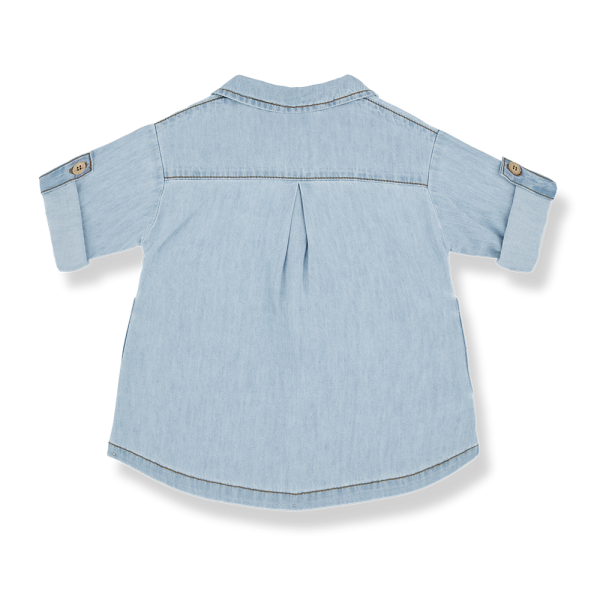 1+ In The Family Camila Denim L.sleeve Dress Hot on Sale - Image 2