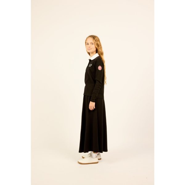 Little Parni Black LP Maxi Skirt (K495) Online Sale - Image 3