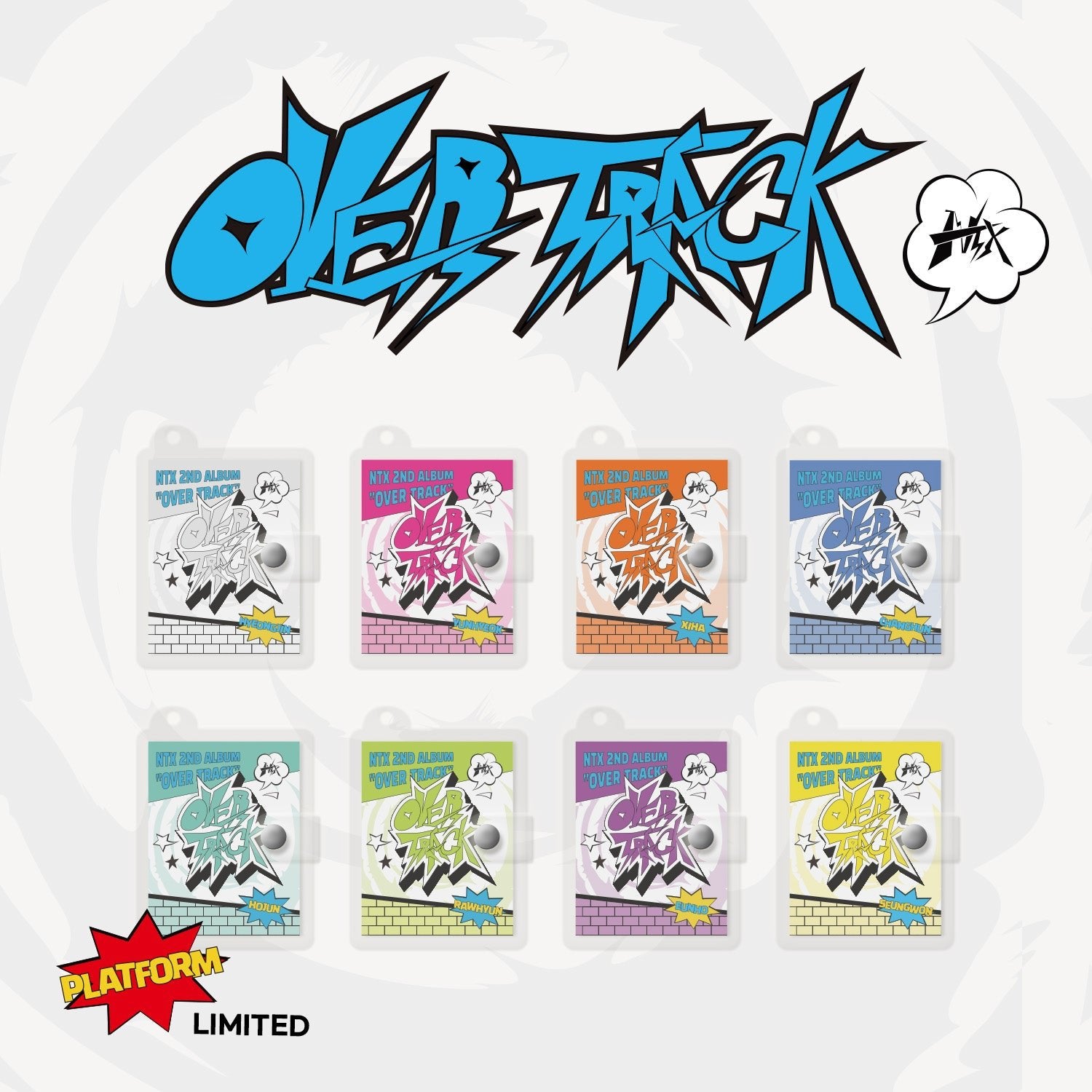[SET] NTX – [OVER TRACK] BINDER KEYRING Ver. Online Hot Sale