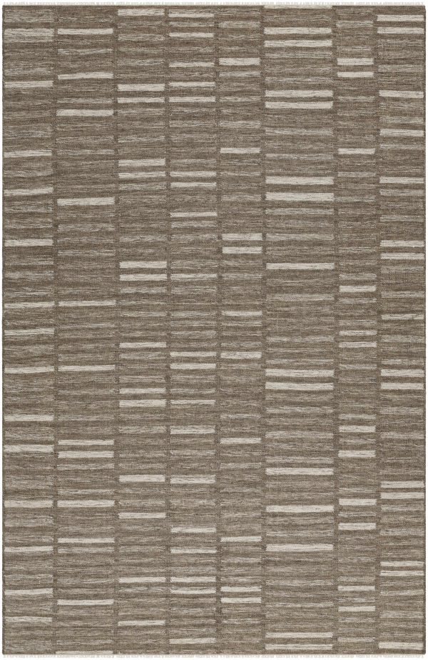 Sample Uheri Brown Checkered Area Rug Online Hot Sale
