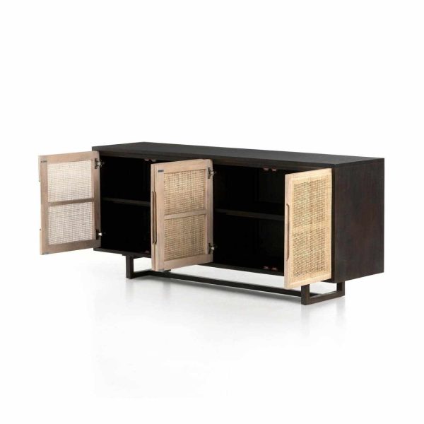 Four Hands Clarita Sideboard - Black Mango For Sale - Image 3