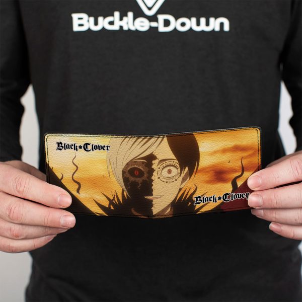 Bi-Fold Wallet - BLACK CLOVER Vanica Megicula Devil Host Pose and Title Logo Online Hot Sale - Image 4