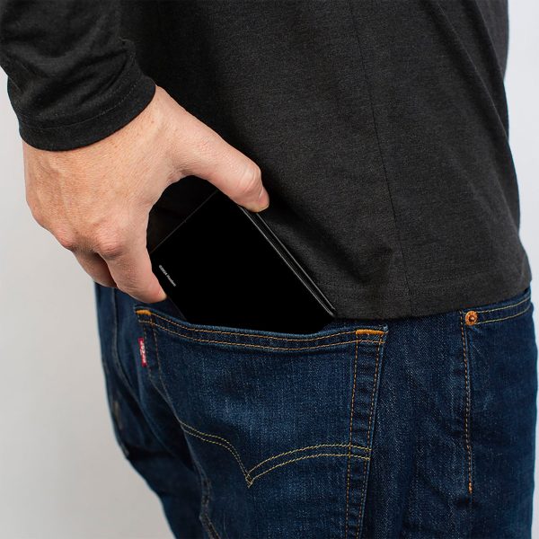 Bi-Fold Wallet - Transformers OPTIMUS PRIME Pointing Pose Tag Black on Sale - Image 5